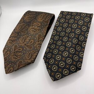 Robert Talbott Best Of Class Paisley and Geometric Patterned Ties 100% Silk